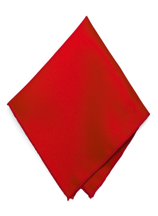 tiemart منديل جيب أحمر سادة من Tiemart - Image 1